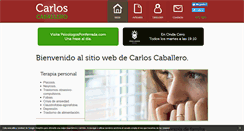 Desktop Screenshot of carloscaballero.net